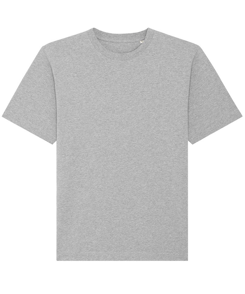 Freestyler Relaxed Heavy T-Shirt (Sttu788) in Heather Grey by StanleyStella — Custom branded clothing by Print Press, featuring premium embroidery produced in our specialist print lab in the UK.