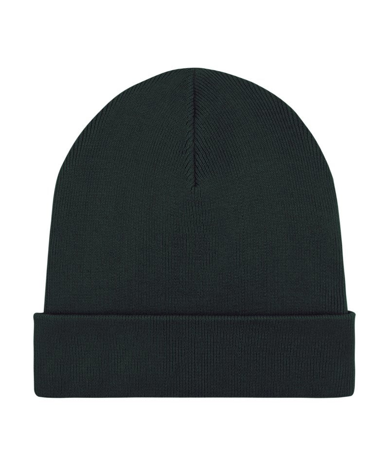 Rib Beanie In Unisex Fit (Stau772) in One size Black by StanleyStella — Custom branded clothing by Print Press, featuring premium embroidery produced in our specialist print lab in the UK.
