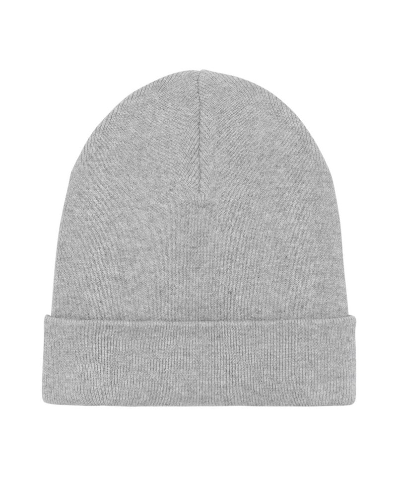 Rib Beanie In Unisex Fit (Stau772) in One size Heather Grey by StanleyStella — Custom branded clothing by Print Press, featuring premium embroidery produced in our specialist print lab in the UK.
