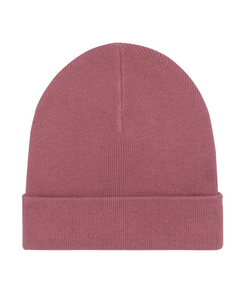 Rib Beanie In Unisex Fit (Stau772) in One size Hibiscus Rose by StanleyStella — Custom branded clothing by Print Press, featuring premium embroidery produced in our specialist print lab in the UK.