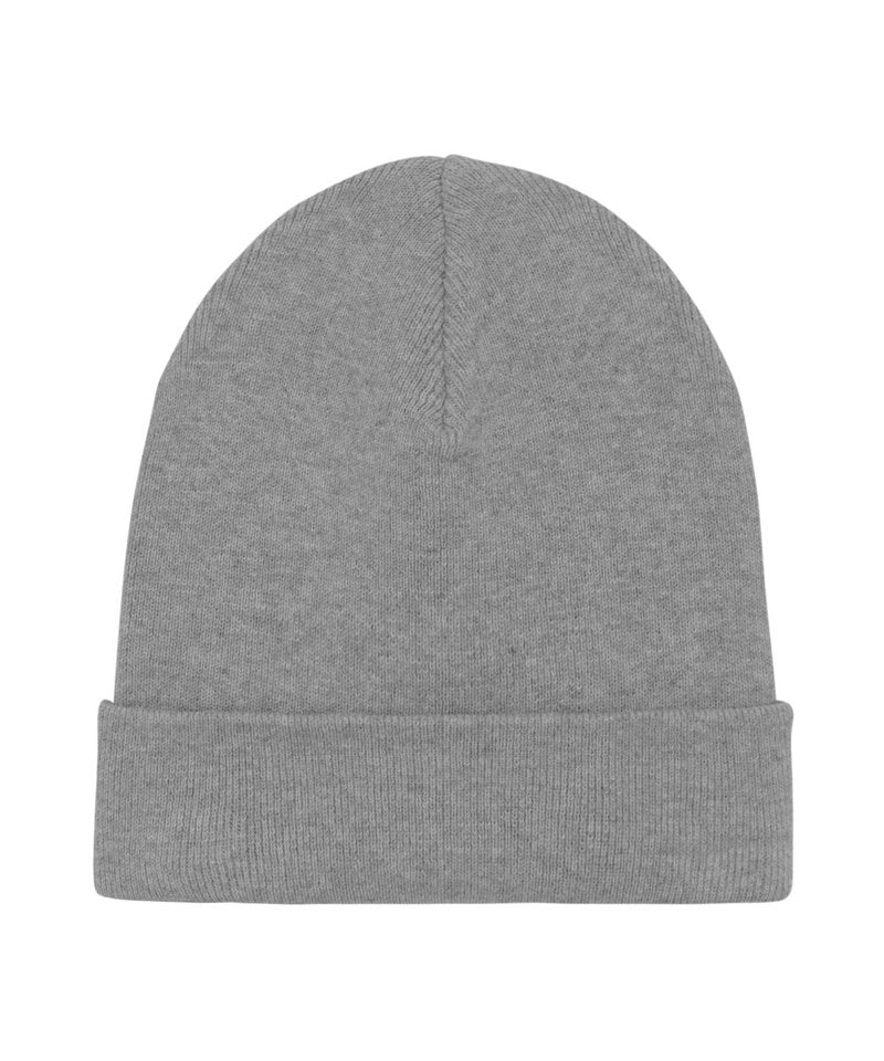 Rib Beanie In Unisex Fit (Stau772) in One size Mid Heather Grey by StanleyStella — Custom branded clothing by Print Press, featuring premium embroidery produced in our specialist print lab in the UK.