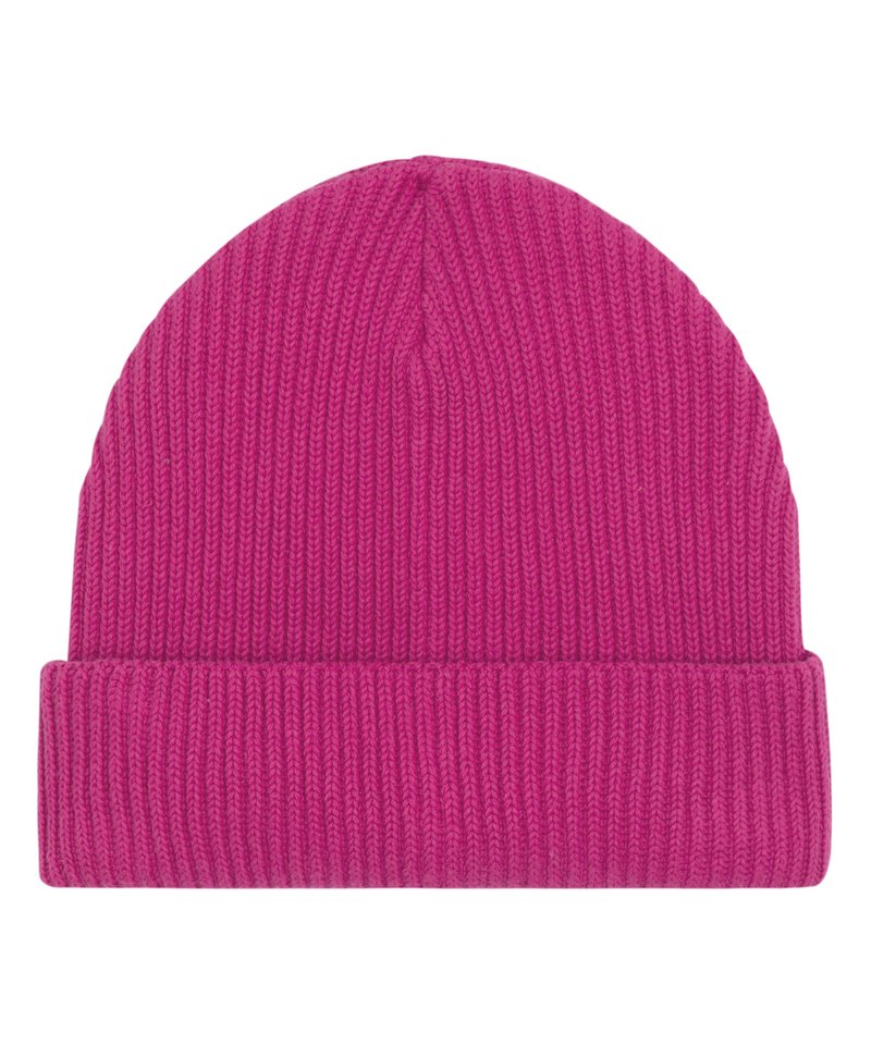 Fisherman Beanie In Unisex Fit (Stau771) in One size Orchid Flower by StanleyStella — Custom branded clothing by Print Press, featuring premium embroidery produced in our specialist print lab in the UK.