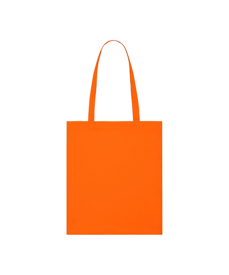 Light Tote Bag (Stau773) in One size Bright Orange by StanleyStella — Custom branded clothing by Print Press, featuring premium embroidery produced in our specialist print lab in the UK.