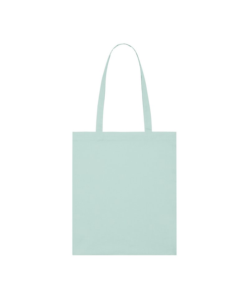 Light Tote Bag (Stau773) in One size Caribbean Blue by StanleyStella — Custom branded clothing by Print Press, featuring premium embroidery produced in our specialist print lab in the UK.