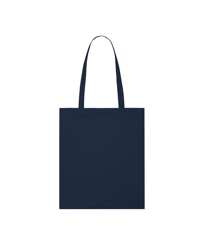 Light Tote Bag (Stau773) in One size French Navy by StanleyStella — Custom branded clothing by Print Press, featuring premium embroidery produced in our specialist print lab in the UK.