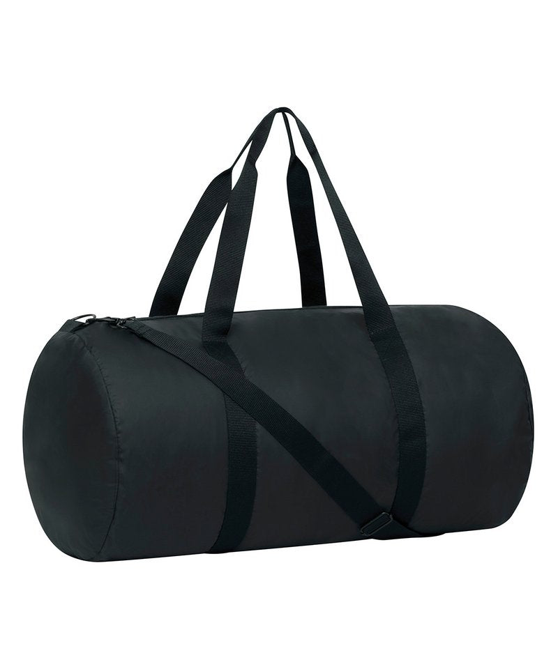 Lightweight Duffle Bag (Stau770) in One size Black by StanleyStella — Custom branded clothing by Print Press, featuring premium embroidery produced in our specialist print lab in the UK.