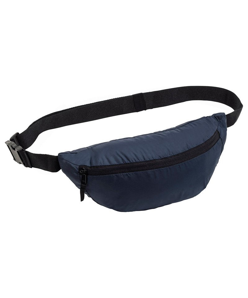 Lightweight Hip Bag With 100% Recycled Fabric (Stau890) in One size French Navy by StanleyStella — Custom branded clothing by Print Press, featuring premium embroidery produced in our specialist print lab in the UK.