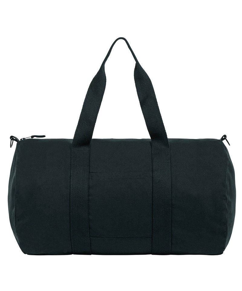 Duffle Bag With Canvas Fabric (Stau892) in One size Black by StanleyStella — Custom branded clothing by Print Press, featuring premium embroidery produced in our specialist print lab in the UK.
