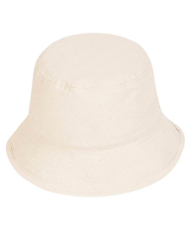 Bucket Hat With Metal Eyelets (Stau893) in Natural by StanleyStella — Custom branded clothing by Print Press, featuring premium embroidery produced in our specialist print lab in the UK.