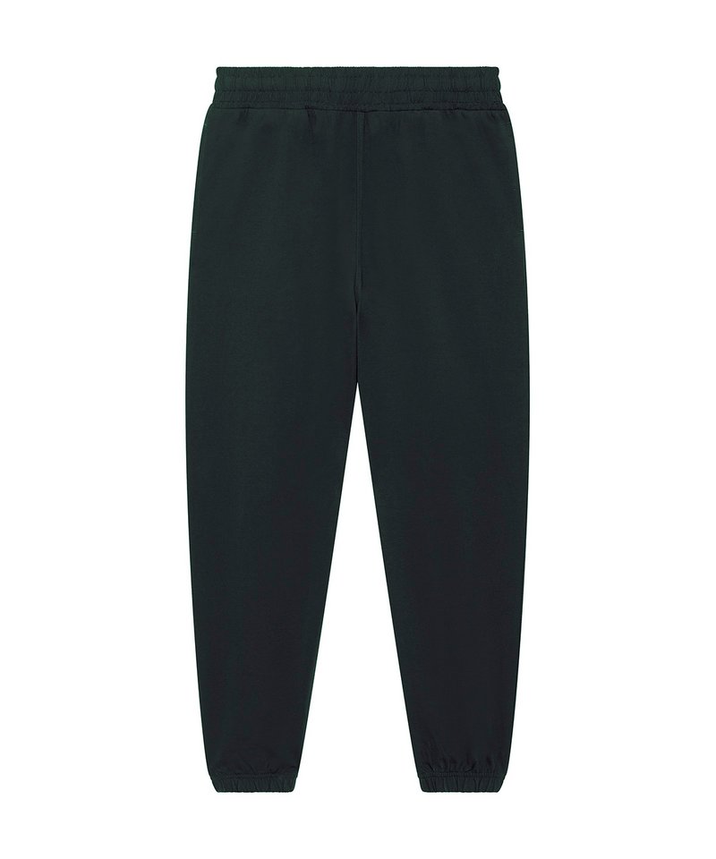 Decker Terry Relaxed Fit Jogger Pants (Stbu587) in Black by StanleyStella — Custom branded clothing by Print Press, featuring premium embroidery produced in our specialist print lab in the UK.