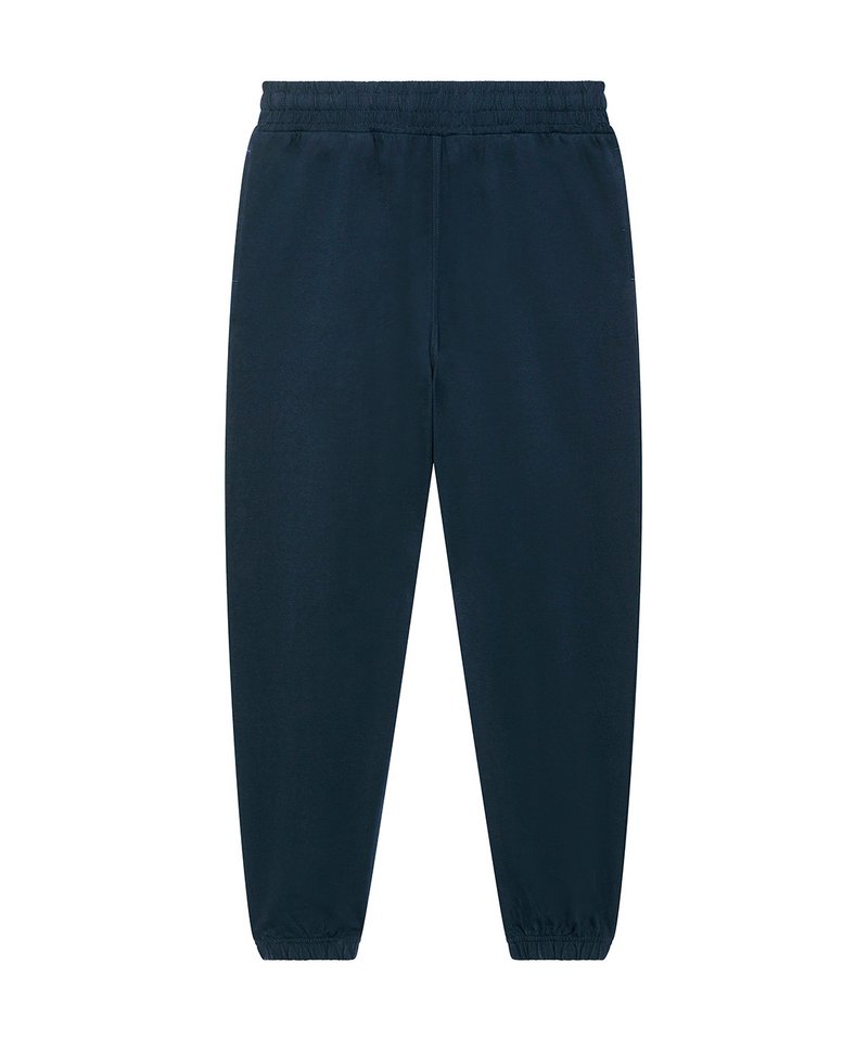 Decker Terry Relaxed Fit Jogger Pants (Stbu587) in French Navy by StanleyStella — Custom branded clothing by Print Press, featuring premium embroidery produced in our specialist print lab in the UK.