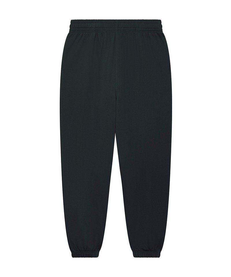 Decker Wave Terry Relaxed Fit Jogger Pants (Stbu588) in Black by StanleyStella — Custom branded clothing by Print Press, featuring premium embroidery produced in our specialist print lab in the UK.