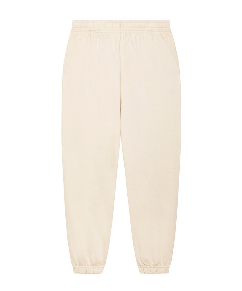 Decker Wave Terry Relaxed Fit Jogger Pants (Stbu588) in Natural Raw by StanleyStella — Custom branded clothing by Print Press, featuring premium embroidery produced in our specialist print lab in the UK.