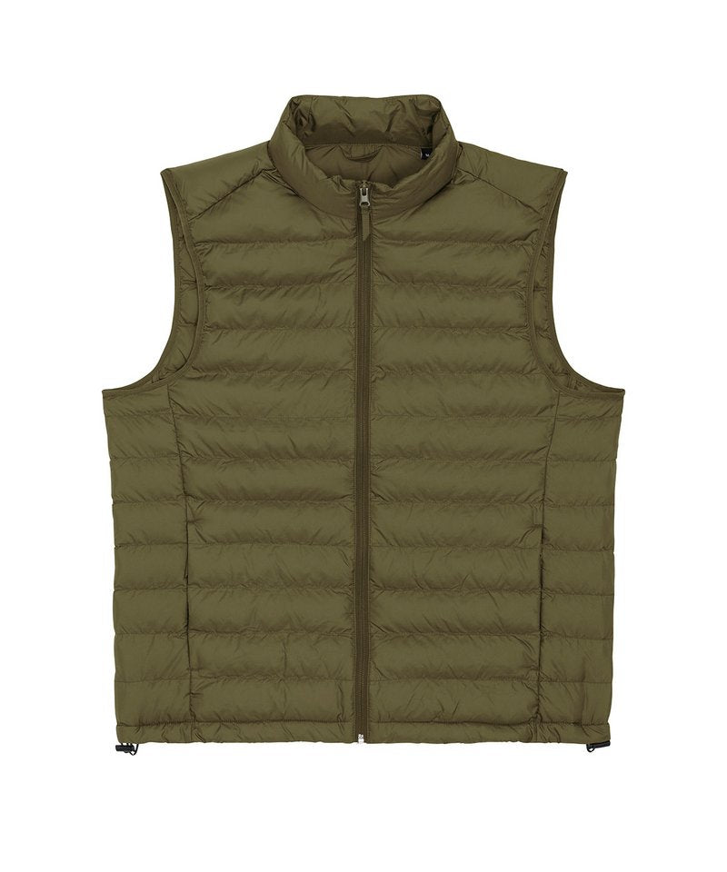 Stanley Climber Versatile Sleeveless Jacket (Stjm836) in British Khaki by StanleyStella — Custom branded clothing by Print Press, featuring premium embroidery produced in our specialist print lab in the UK.