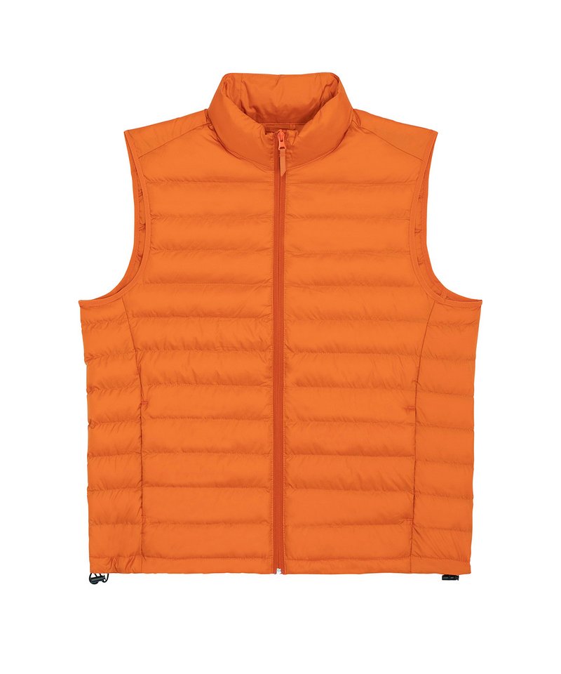 Stanley Climber Versatile Sleeveless Jacket (Stjm836) in Flame Orange by StanleyStella — Custom branded clothing by Print Press, featuring premium embroidery produced in our specialist print lab in the UK.