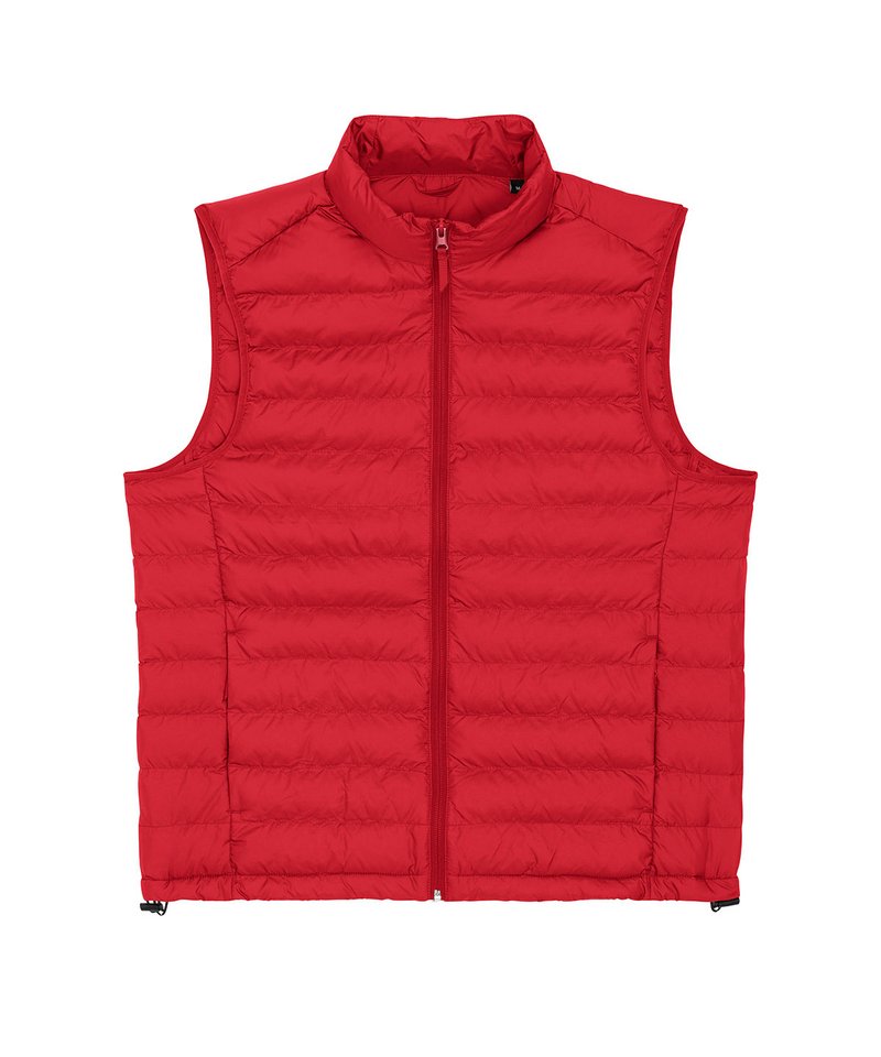 Stanley Climber Versatile Sleeveless Jacket (Stjm836) in Red by StanleyStella — Custom branded clothing by Print Press, featuring premium embroidery produced in our specialist print lab in the UK.