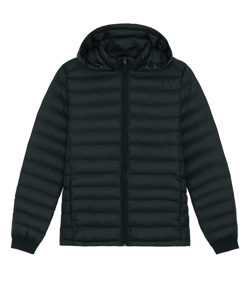 Stanley Voyager Jacket With Removable Hood (Stjm837) in Black by StanleyStella — Custom branded clothing by Print Press, featuring premium embroidery produced in our specialist print lab in the UK.