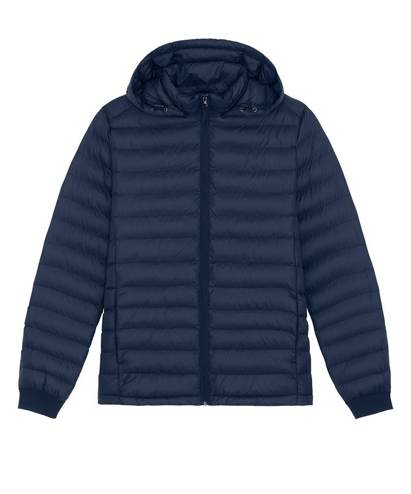 Stanley Voyager Jacket With Removable Hood (Stjm837) in French Navy by StanleyStella — Custom branded clothing by Print Press, featuring premium embroidery produced in our specialist print lab in the UK.