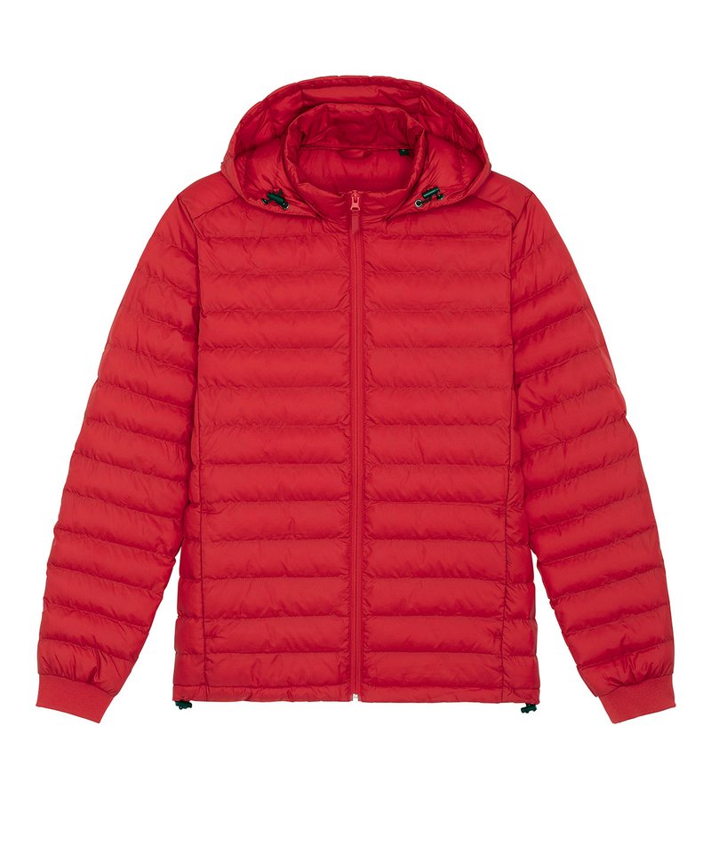 Stanley Voyager Jacket With Removable Hood (Stjm837) in Red by StanleyStella — Custom branded clothing by Print Press, featuring premium embroidery produced in our specialist print lab in the UK.