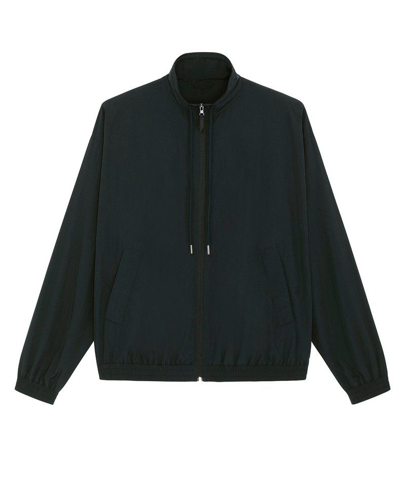 Tracker 100% Recycled Nylon Jacket (Stju849) in Black by StanleyStella — Custom branded clothing by Print Press, featuring premium embroidery produced in our specialist print lab in the UK.