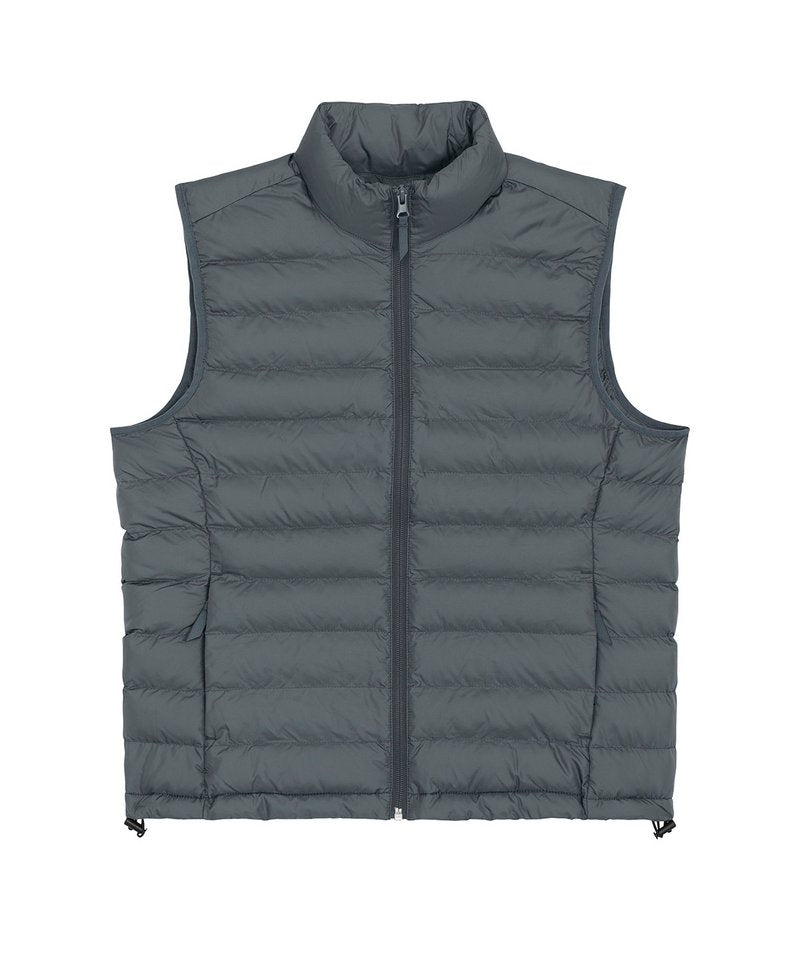 Stella Climber Versatile Sleeveless Jacket (Stjw838) in Deep Metal by StanleyStella — Custom branded clothing by Print Press, featuring premium embroidery produced in our specialist print lab in the UK.