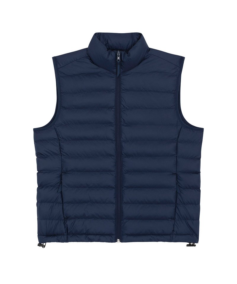Stella Climber Versatile Sleeveless Jacket (Stjw838) in French Navy by StanleyStella — Custom branded clothing by Print Press, featuring premium embroidery produced in our specialist print lab in the UK.