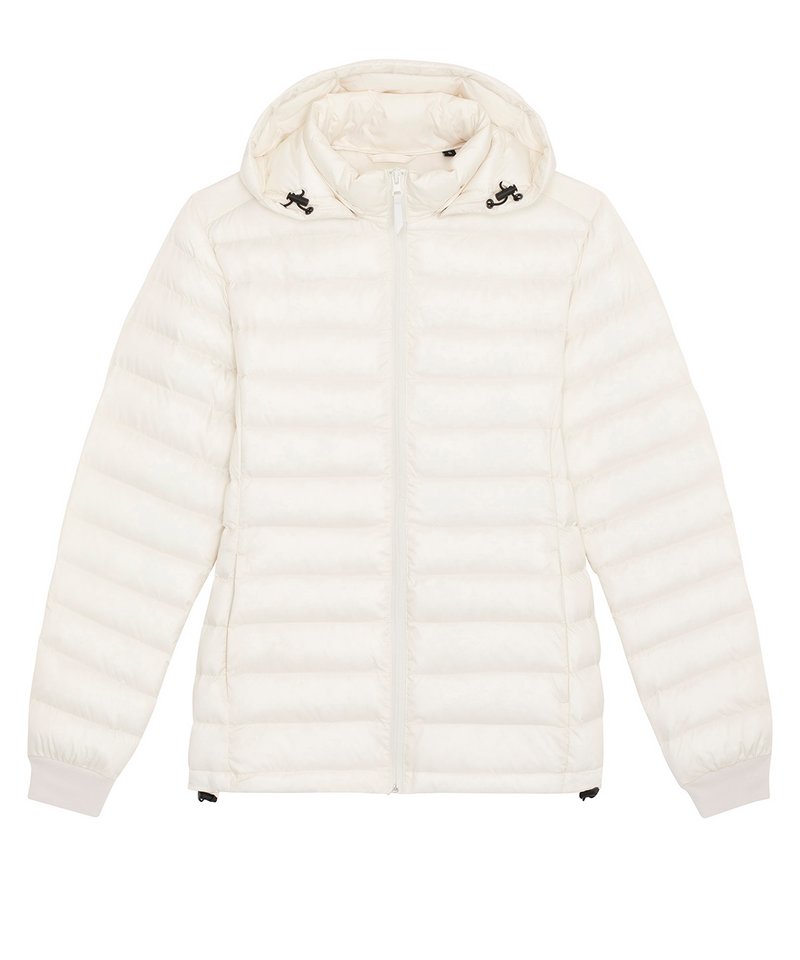 Stella Voyager Jacket With Removable Hood (Stjw839) in Off White by StanleyStella — Custom branded clothing by Print Press, featuring premium embroidery produced in our specialist print lab in the UK.
