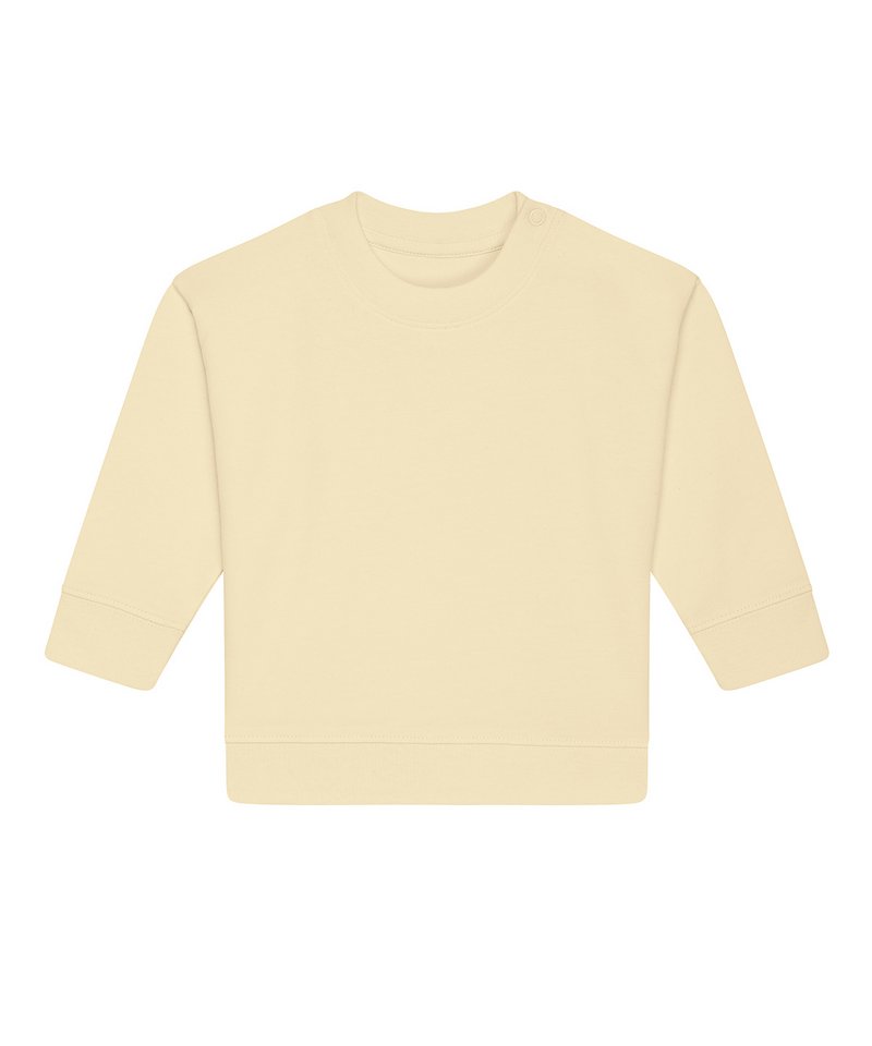 Baby Changer Terry Crew Neck Sweatshirt (Stsb920) in Butter by StanleyStella — Custom branded clothing by Print Press, featuring premium embroidery produced in our specialist print lab in the UK.