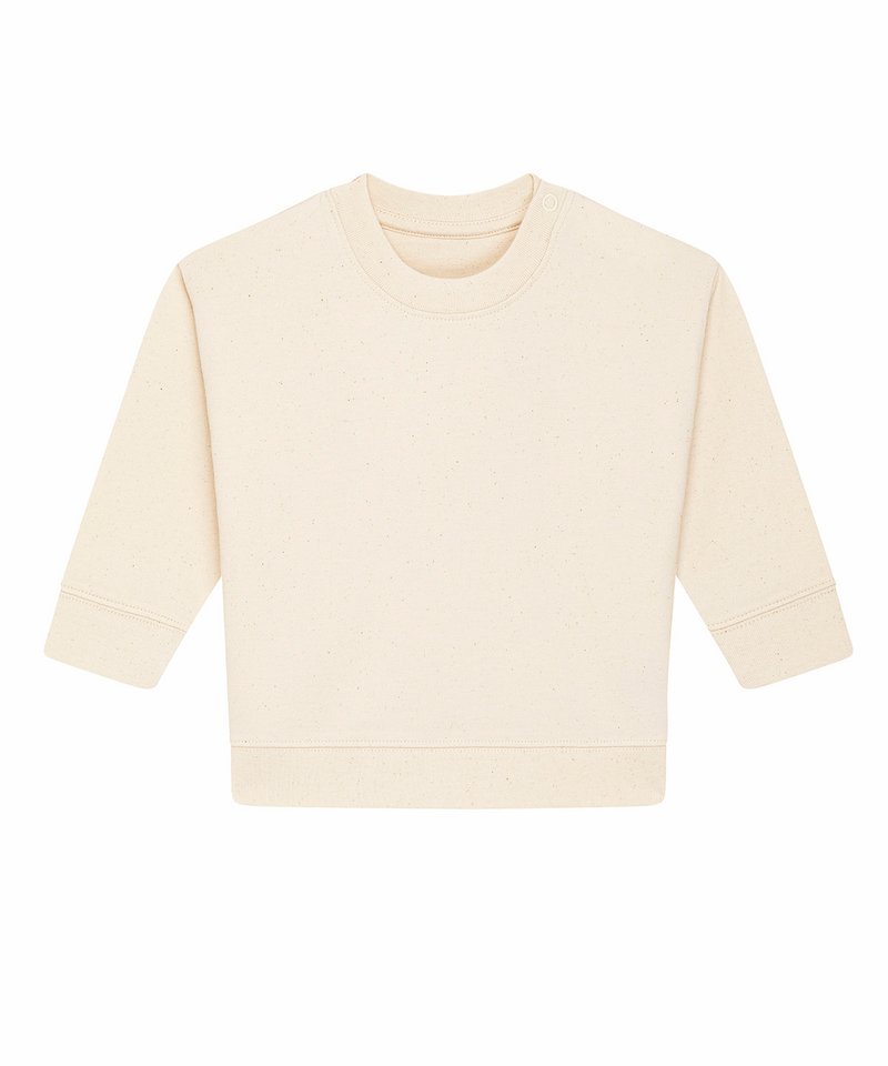 Baby Changer Terry Crew Neck Sweatshirt (Stsb920) in Natural Raw by StanleyStella — Custom branded clothing by Print Press, featuring premium embroidery produced in our specialist print lab in the UK.