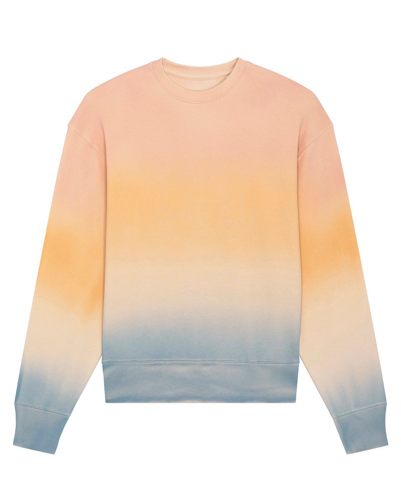 Radder Ombre Relaxed Fit Crew Neck Sweatshirt (Stsu098) in Multicolored Ombre by StanleyStella — Custom branded clothing by Print Press, featuring premium embroidery produced in our specialist print lab in the UK.