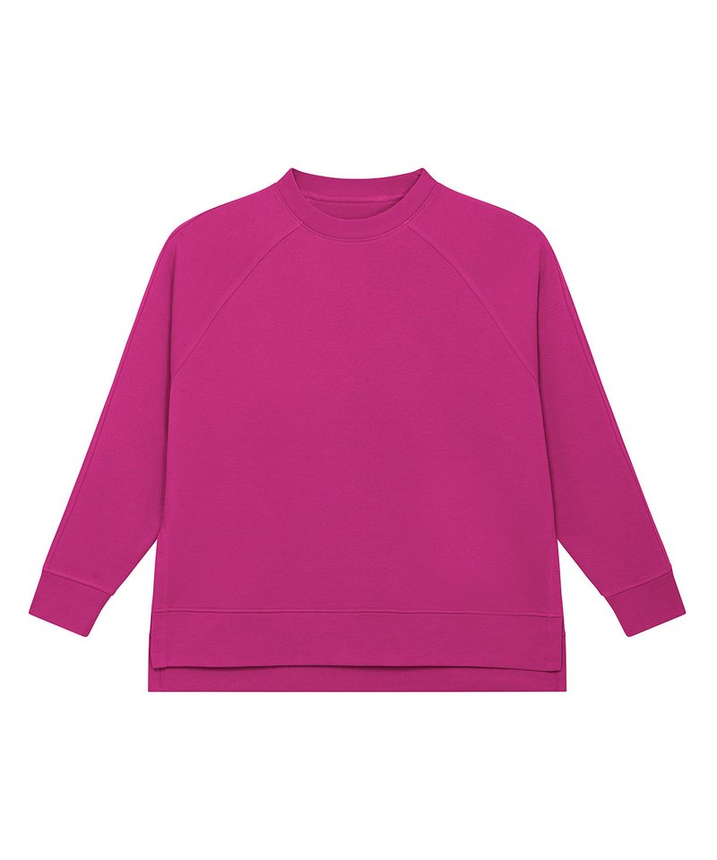 Stella Wilder Women's Oversized Crew Neck Sweatshirt (Stsw872) in Orchid Flower by StanleyStella — Custom branded clothing by Print Press, featuring premium embroidery produced in our specialist print lab in the UK.
