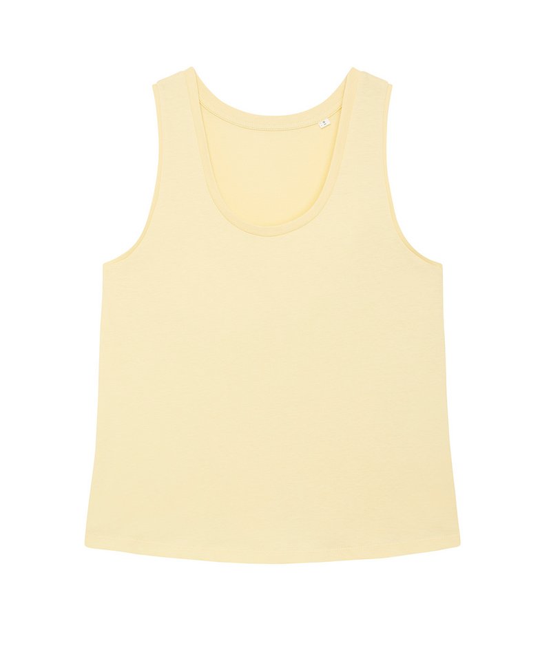 Stella Minter Women's Medium Fit Tank Top (Sttw084) in Butter by StanleyStella — Custom branded clothing by Print Press, featuring premium embroidery produced in our specialist print lab in the UK.