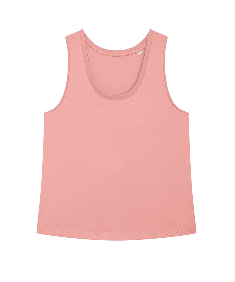 Stella Minter Women's Medium Fit Tank Top (Sttw084) in Canyon Pink by StanleyStella — Custom branded clothing by Print Press, featuring premium embroidery produced in our specialist print lab in the UK.