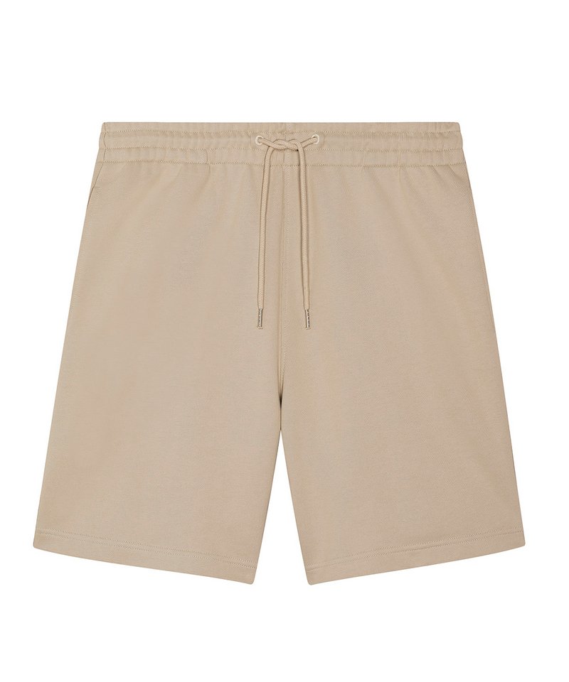 Unisex Boarder Dry Jogger Shorts (Stbu944) in Desert Dust by StanleyStella — Custom branded clothing by Print Press, featuring premium embroidery produced in our specialist print lab in the UK.