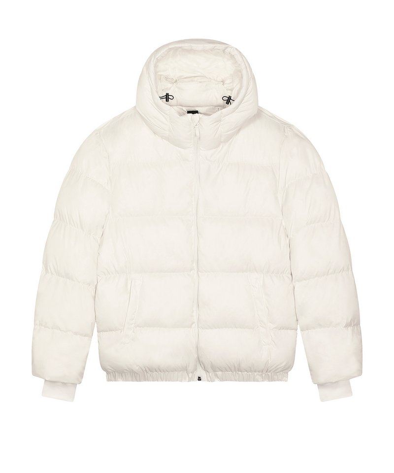 Unisex Puffer Oversized Jacket (Stju840) in Off White by StanleyStella — Custom branded clothing by Print Press, featuring premium embroidery produced in our specialist print lab in the UK.