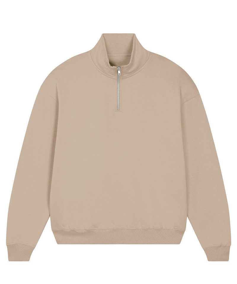Unisex Miller Dry Sweatshirt (Stsu795) in Desert Dust by StanleyStella — Custom branded clothing by Print Press, featuring premium embroidery produced in our specialist print lab in the UK.