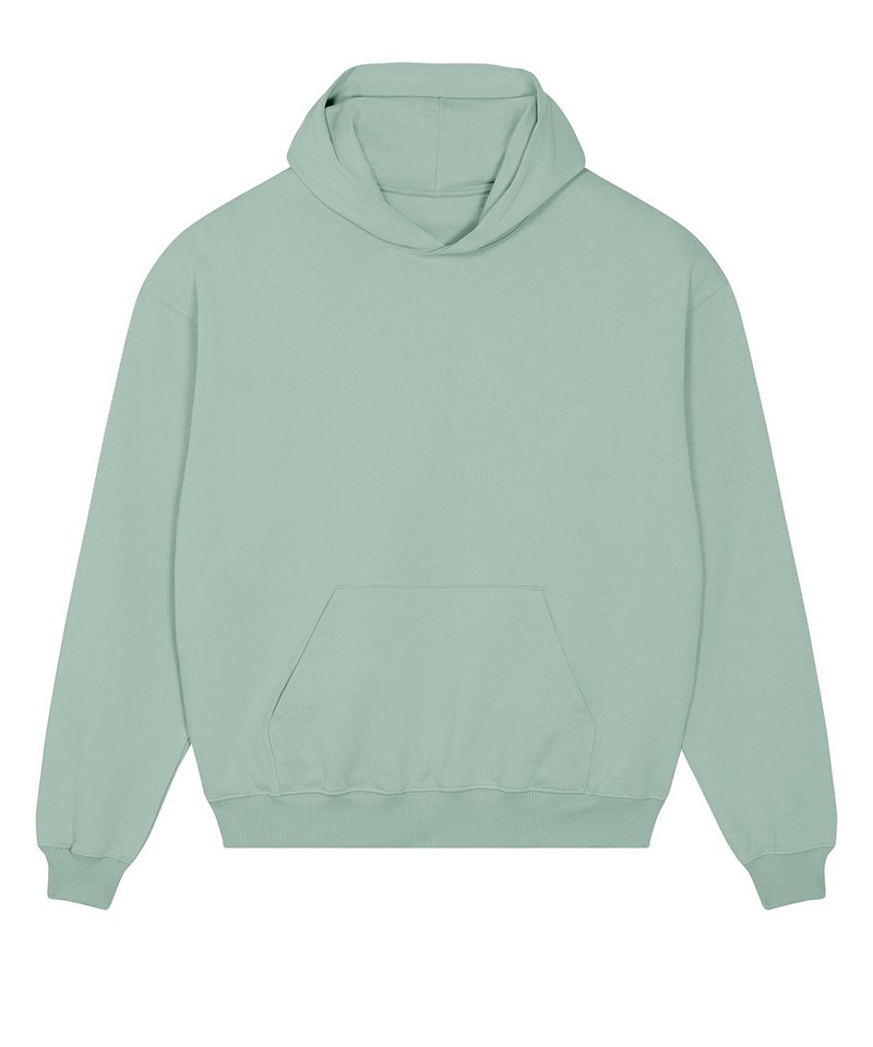 Unisex Cooper Dry Hoodie Sweatshirt (Stsu797) in Aloe by StanleyStella — Custom branded clothing by Print Press, featuring premium embroidery produced in our specialist print lab in the UK.