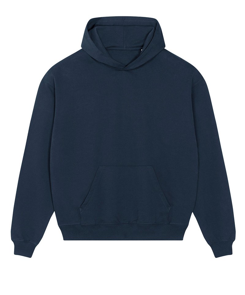 Unisex Cooper Dry Hoodie Sweatshirt (Stsu797) in French Navy by StanleyStella — Custom branded clothing by Print Press, featuring premium embroidery produced in our specialist print lab in the UK.