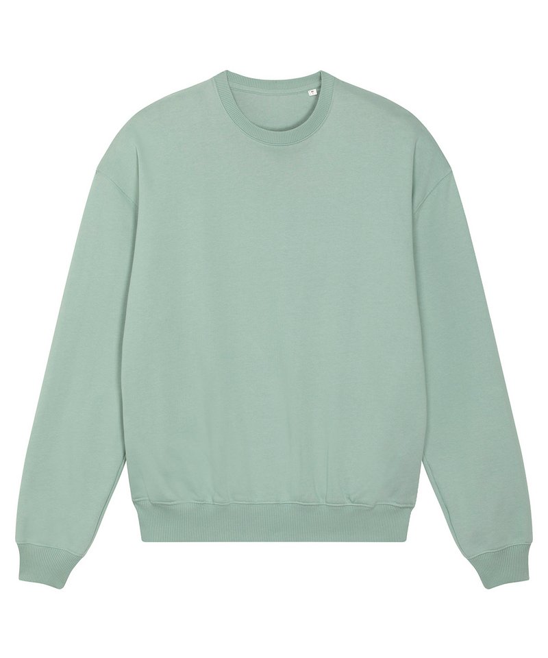 Unisex Ledger Dry Sweatshirt (Stsu798) in Aloe by StanleyStella — Custom branded clothing by Print Press, featuring premium embroidery produced in our specialist print lab in the UK.