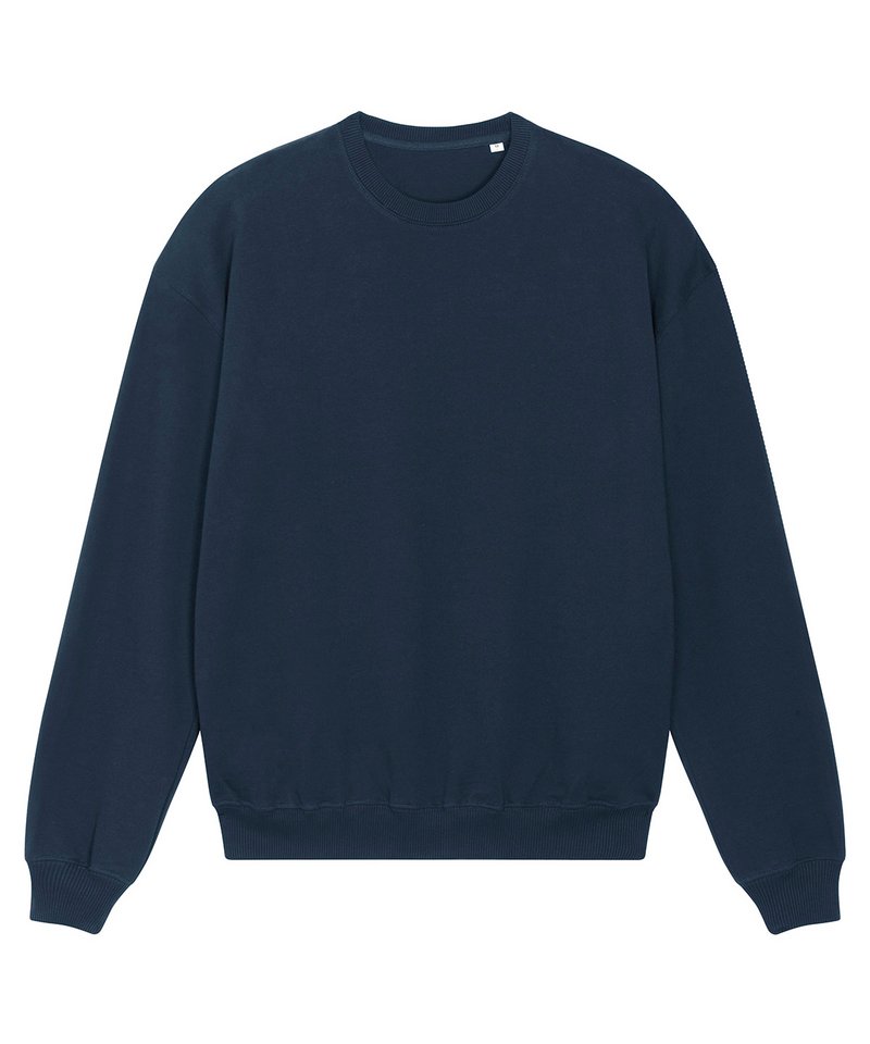 Unisex Ledger Dry Sweatshirt (Stsu798) in French Navy by StanleyStella — Custom branded clothing by Print Press, featuring premium embroidery produced in our specialist print lab in the UK.