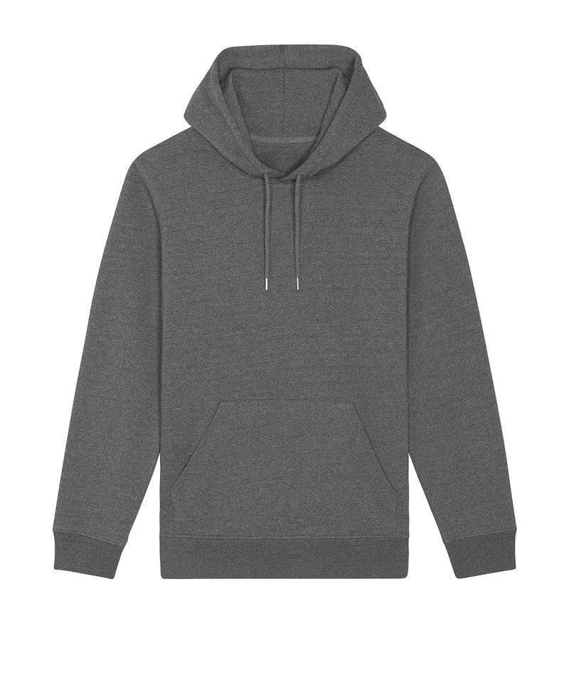 Unisex Re-Cruiser Hoodie Sweatshirt (Stsu800) in RE-Black by StanleyStella — Custom branded clothing by Print Press, featuring premium embroidery produced in our specialist print lab in the UK.