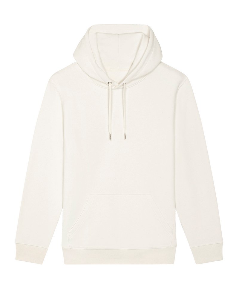 Unisex Re-Cruiser Hoodie Sweatshirt (Stsu800) in RE-White by StanleyStella — Custom branded clothing by Print Press, featuring premium embroidery produced in our specialist print lab in the UK.