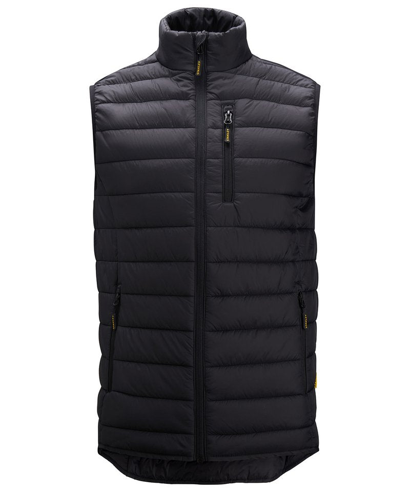 Arlee Gilet in Black by Stanley Workwear — Custom branded clothing by Print Press, featuring premium embroidery produced in our specialist print lab in the UK.