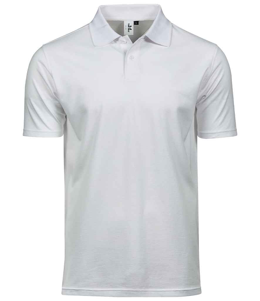Tee Jays Power Organic Pique Polo Shirt in by Tee Jays — Custom branded clothing by Print Press, featuring premium embroidery produced in our specialist print lab in the UK.