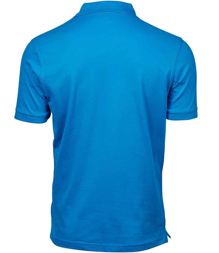 Tee Jays Luxury Stretch Pique Polo Shirt in by Tee Jays — Custom branded clothing by Print Press, featuring premium embroidery produced in our specialist print lab in the UK.