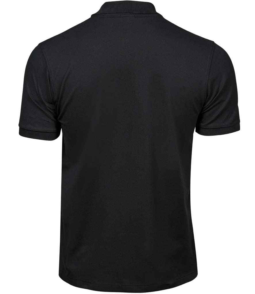 Tee Jays Luxury Stretch Pique Polo Shirt in by Tee Jays — Custom branded clothing by Print Press, featuring premium embroidery produced in our specialist print lab in the UK.