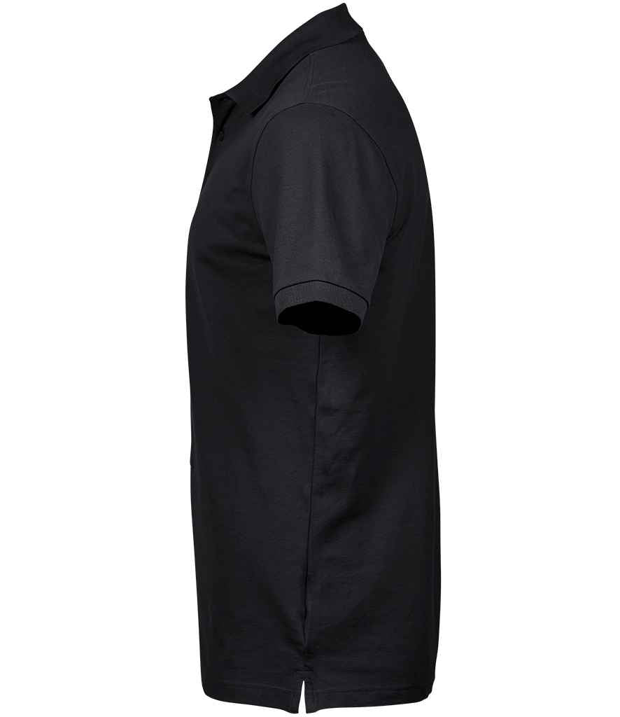 Tee Jays Luxury Stretch Pique Polo Shirt in by Tee Jays — Custom branded clothing by Print Press, featuring premium embroidery produced in our specialist print lab in the UK.