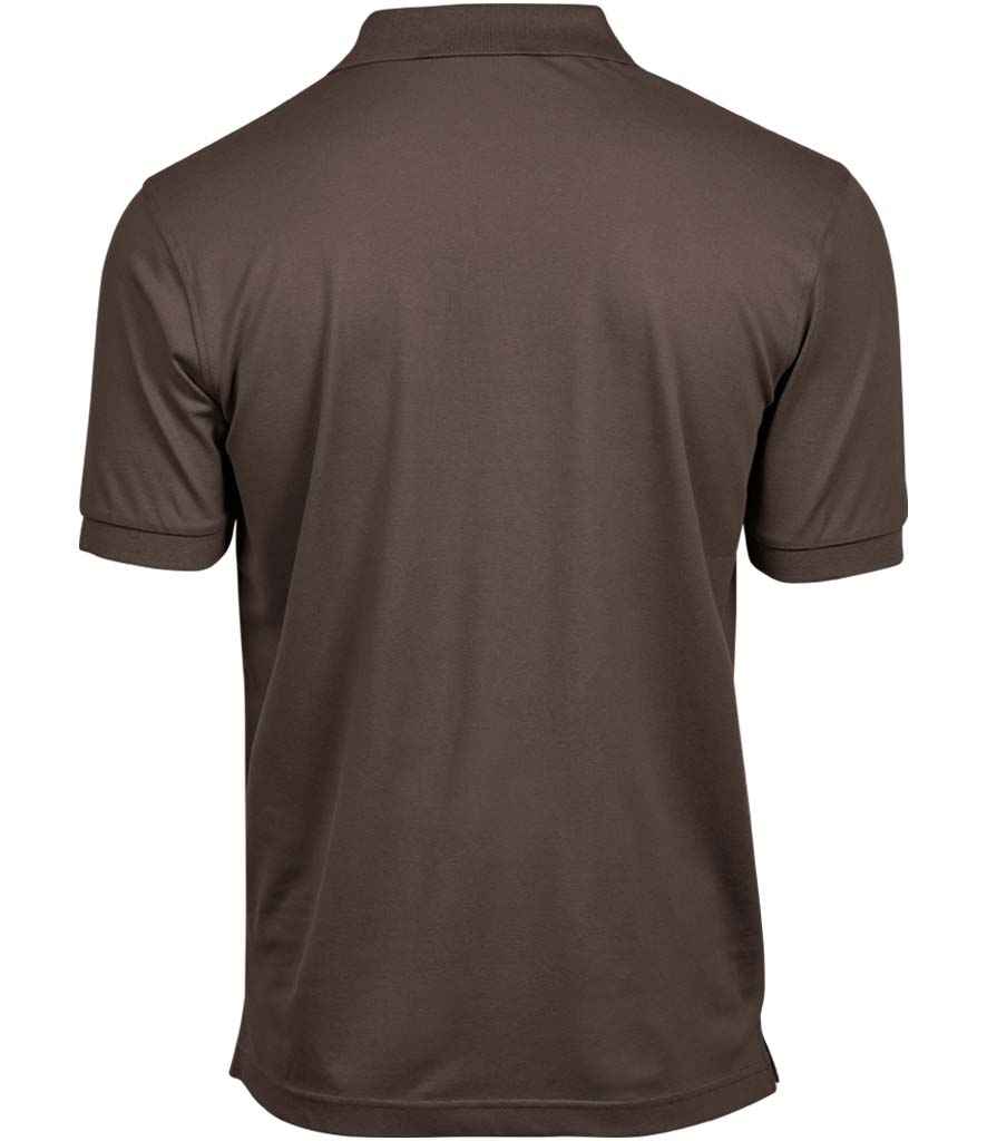 Tee Jays Luxury Stretch Pique Polo Shirt in by Tee Jays — Custom branded clothing by Print Press, featuring premium embroidery produced in our specialist print lab in the UK.