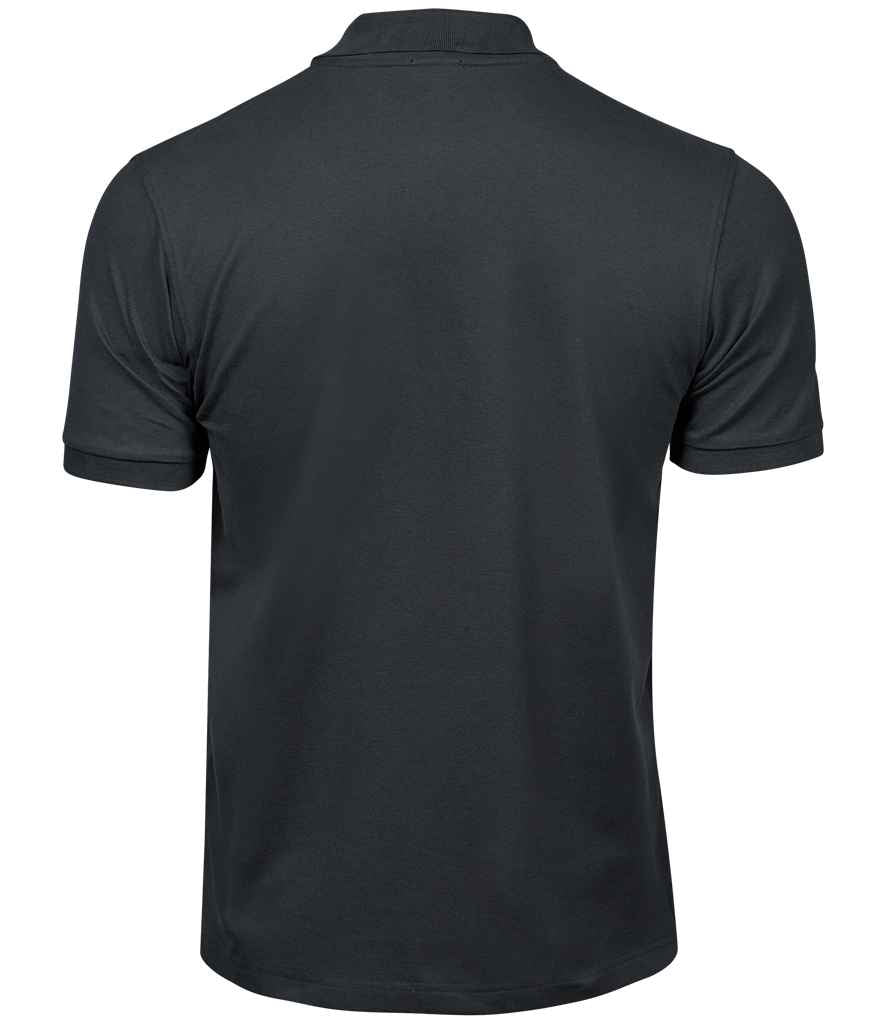 Tee Jays Luxury Stretch Pique Polo Shirt in by Tee Jays — Custom branded clothing by Print Press, featuring premium embroidery produced in our specialist print lab in the UK.