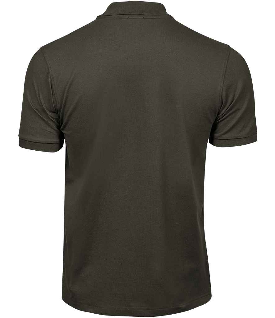 Tee Jays Luxury Stretch Pique Polo Shirt in by Tee Jays — Custom branded clothing by Print Press, featuring premium embroidery produced in our specialist print lab in the UK.